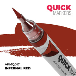 AK Interactive Markers: Quick Markers - Infernal Red