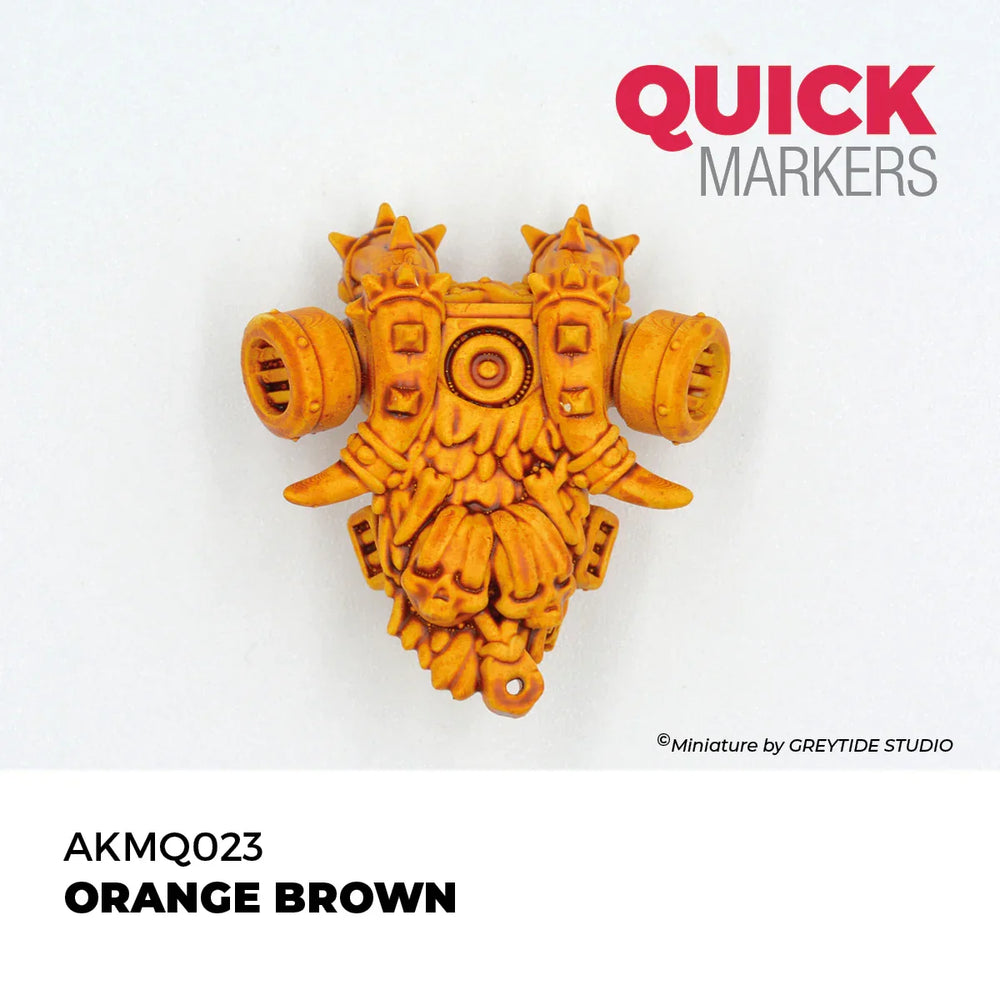 AK Interactive Markers: Quick Markers - Orange Brown