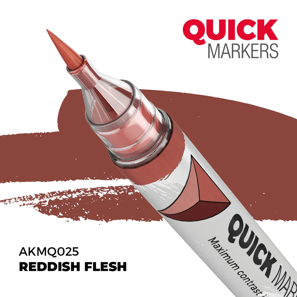 AK Interactive Markers: Quick Markers - Reddish Flesh