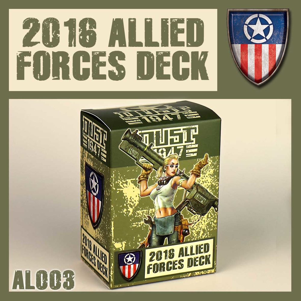 DUST 1947: Allies Forces Deck (ONLINE ORDER ONLY)