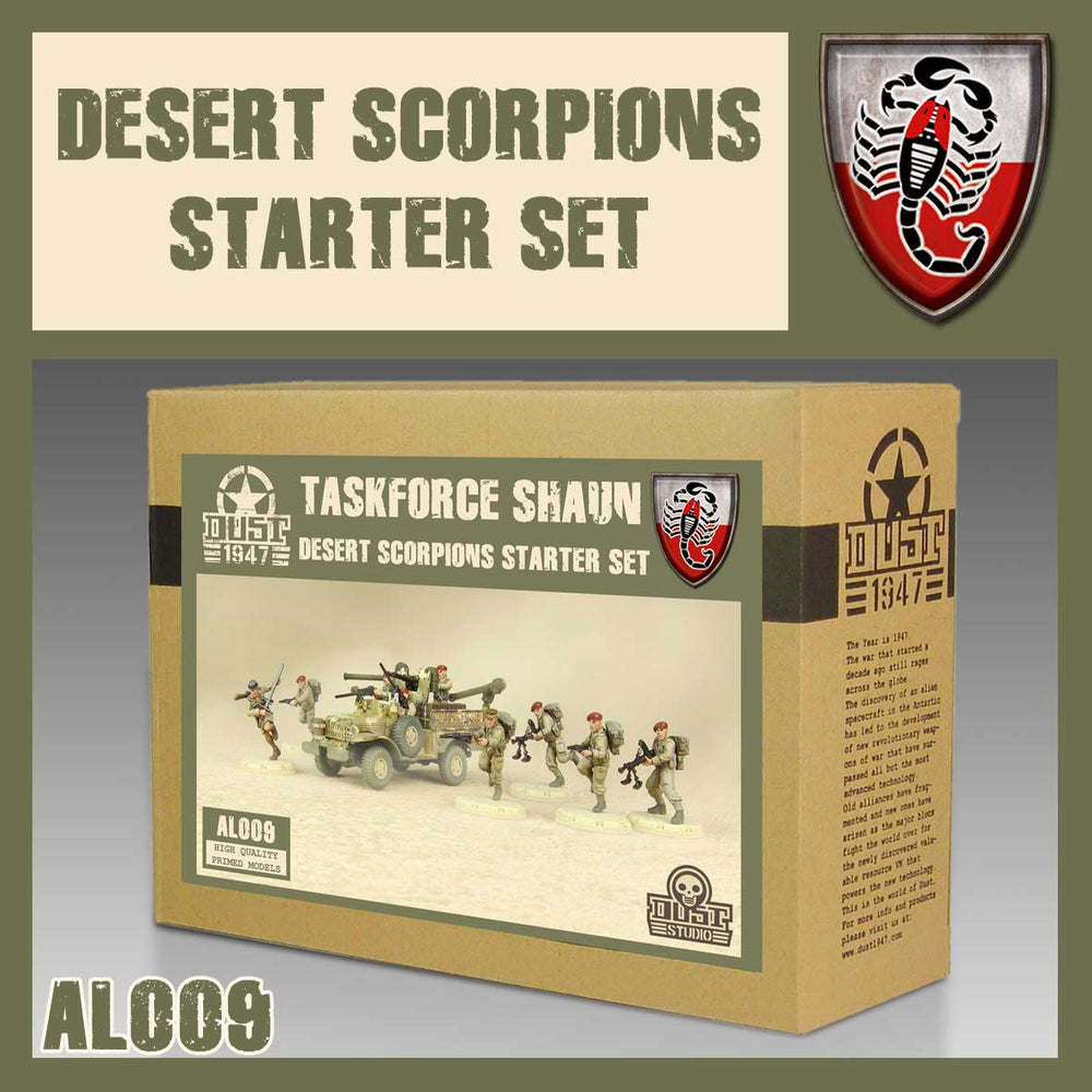 DUST 1947: Desert Scorpions Starter Set (ONLINE ORDER ONLY)
