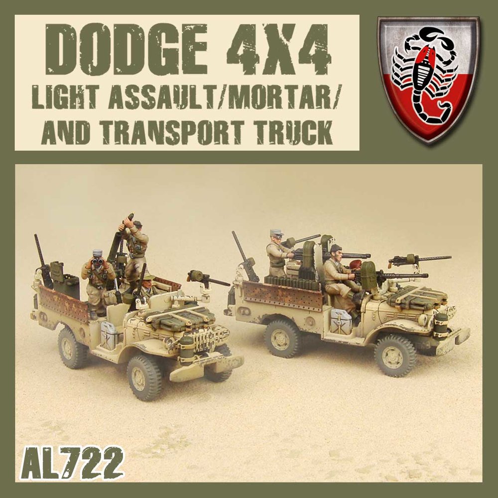 DUST 1947: Desert Scorpions Assault/Mortar/Transport Truck (ONLINE ORDER ONLY)