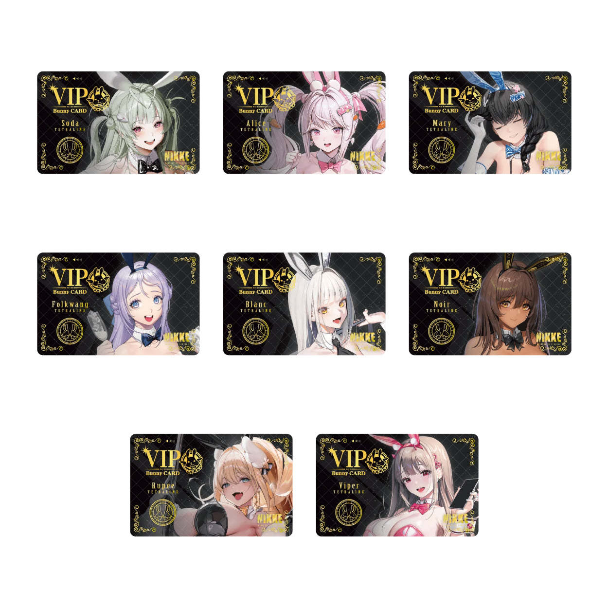 Algernon VIP Card JAPANESE - Goddess of Victory: NIKKE Bunny (Online Only) (Online Order Only)