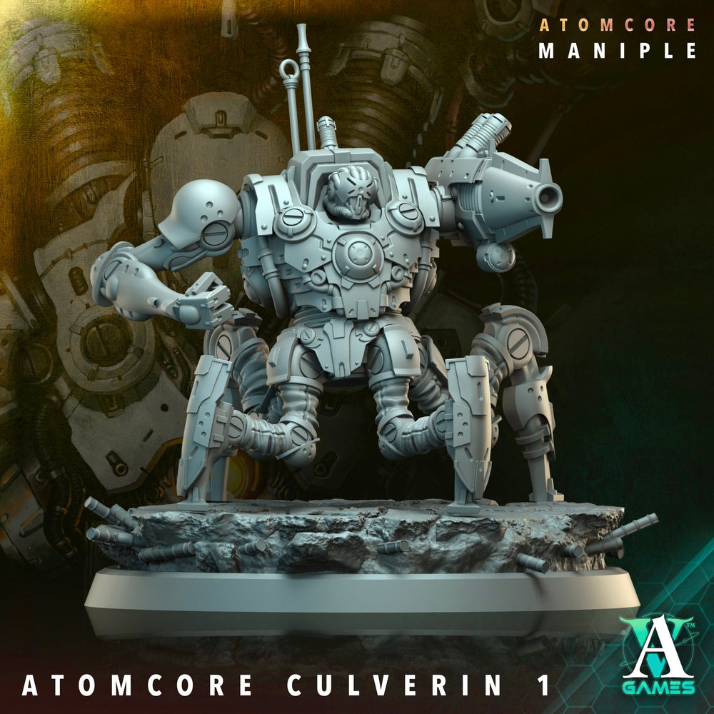 3D Printed Archvillain Games Atomcore Culverin Atomcore Maniple 28 32mm D&D (Online Only)