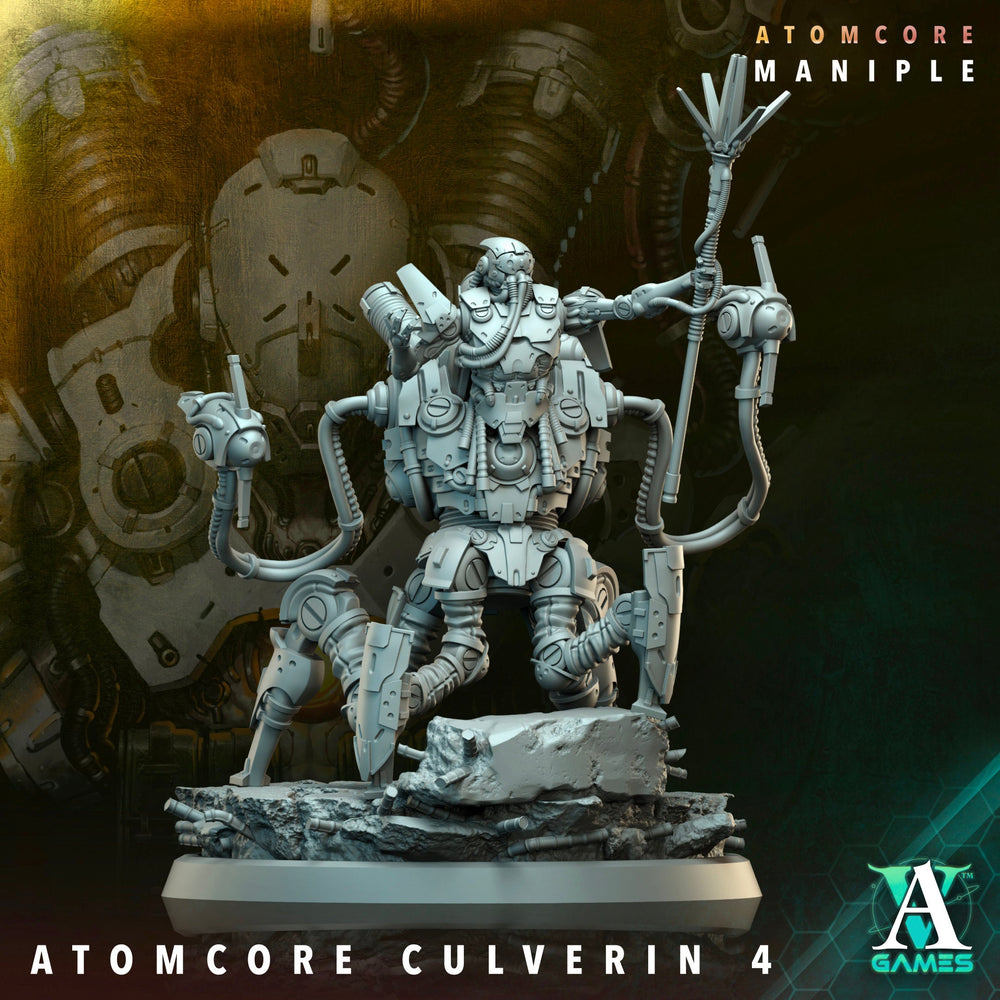 3D Printed Archvillain Games Atomcore Culverin Atomcore Maniple 28 32mm D&D (Online Only)