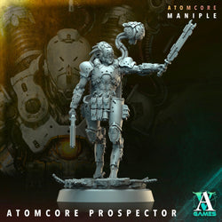 3D Printed Archvillain Games Atomcore Strelets Prospector Atomcore Maniple 28 32mm D&D (Online Only)