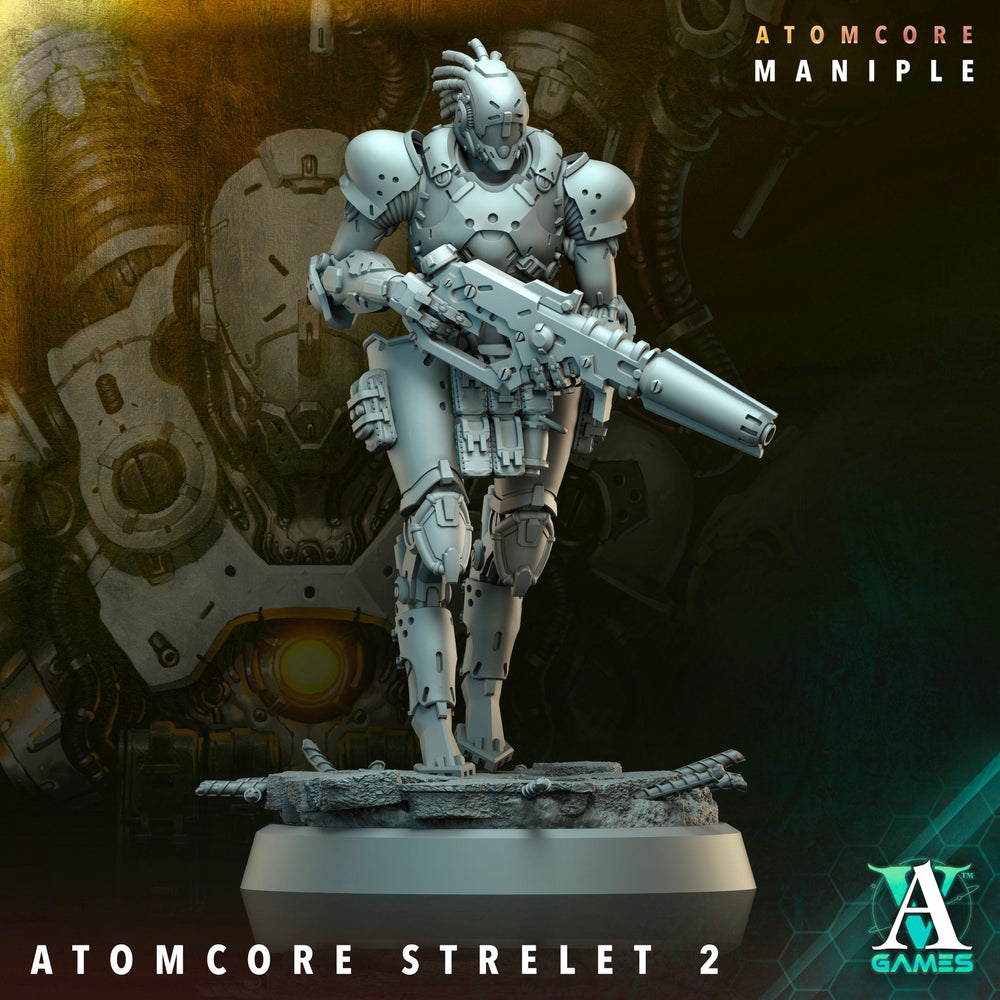 3D Printed Archvillain Games Atomcore Strelets Prospector Atomcore Maniple 28 32mm D&D (Online Only)