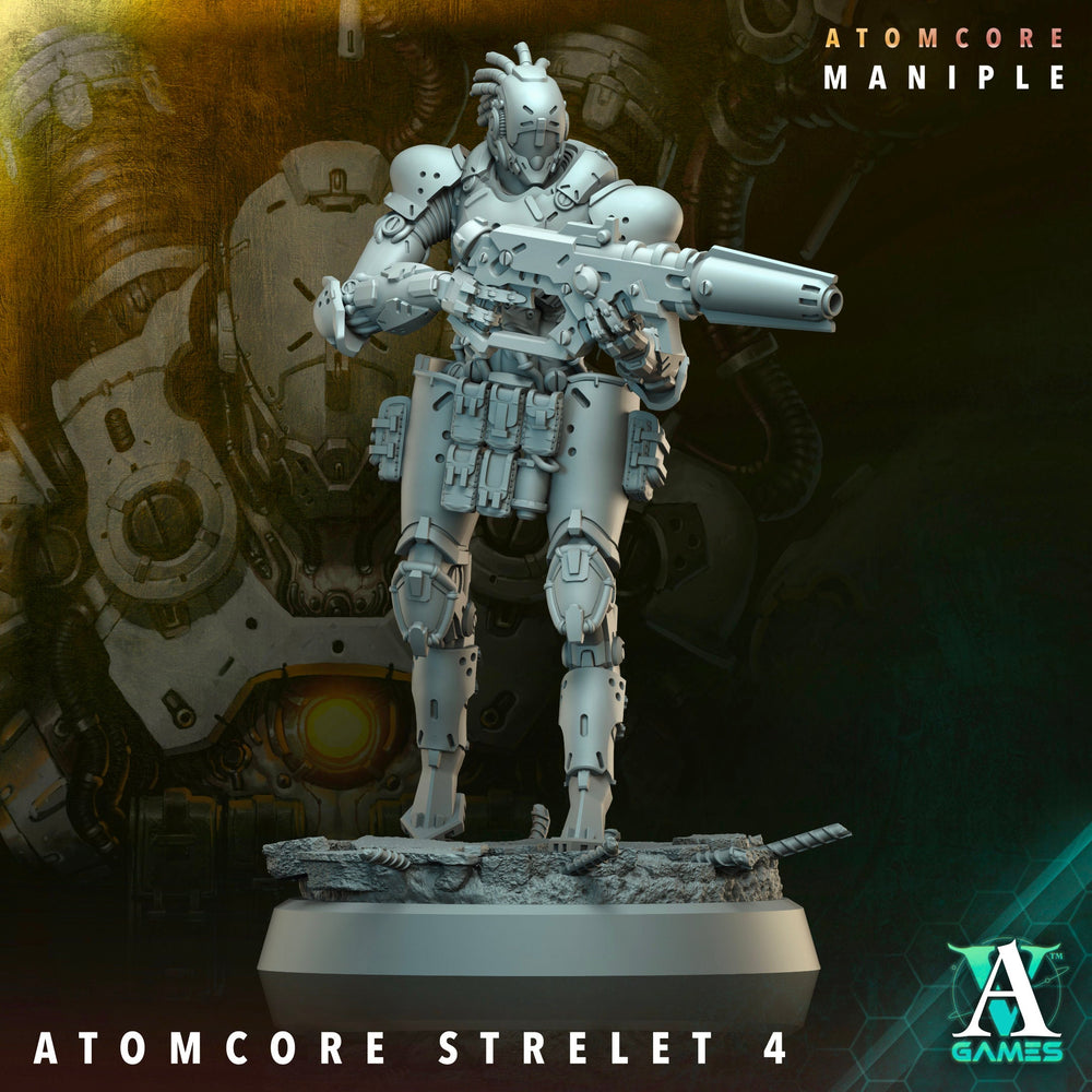 3D Printed Archvillain Games Atomcore Strelets Prospector Atomcore Maniple 28 32mm D&D (Online Only)