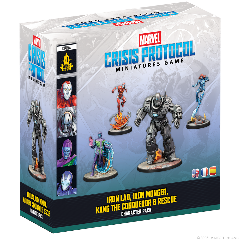 Marvel Crisis Protocol: Iron Lad, Iron Monger, Kang the Conqueror & Rescue