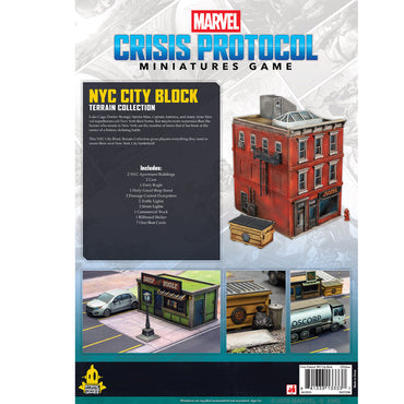 Marvel Crisis Protocol: NYC City Block Terrain Collection
