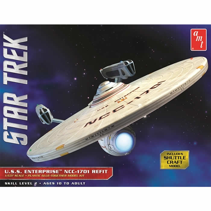 AMT108006 Enterprise NCC1701 Refit 1/537 Scale Plastic Model Kit AMT (ONLINE ORDER ONLY)