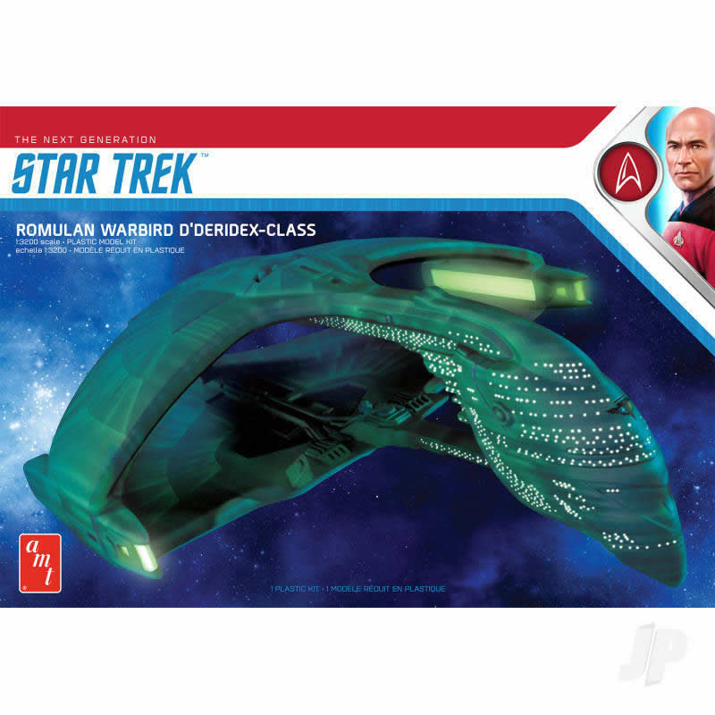 AMT112512 Romulan Warbird D'Deridex-Class 1:3200 Scale Plastic Model Kit (ONLINE ORDER ONLY)