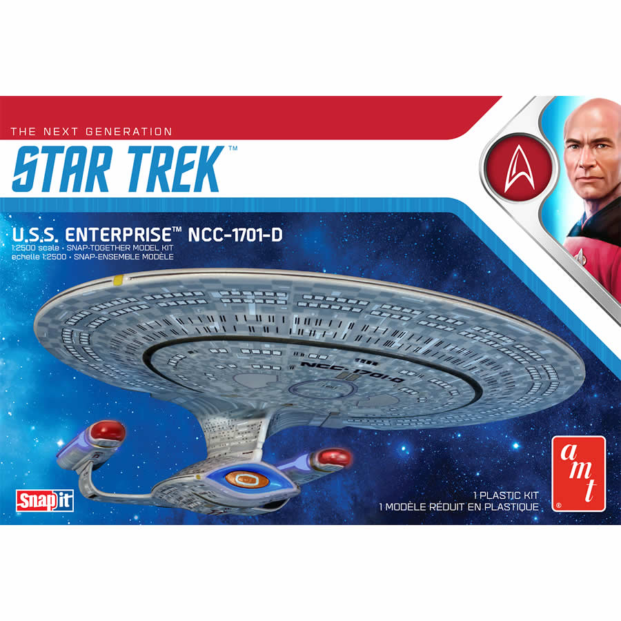 AMT1126 USS Enterprise NCC-1701D 1/2500 Scale Plastic Model Kit AMT (ONLINE ORDER ONLY)