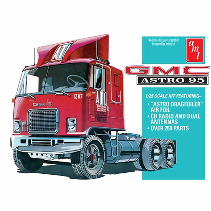 AMT114006 GMC Astro 95 Cabover Truck 1/25 Scale Plastic Model Kit AMT (ONLINE ORDER ONLY)