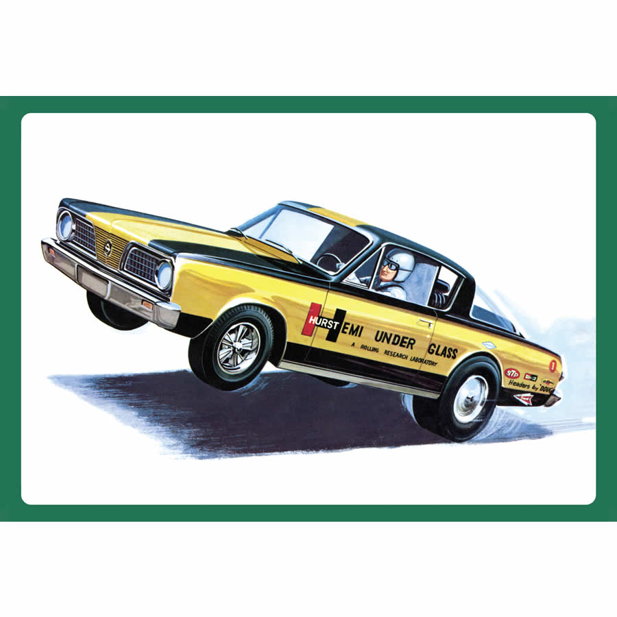 AMT115312 1966 Plymouth Barracuda 1/25 Scale Plastic Model Kit AMT (ONLINE ORDER ONLY)
