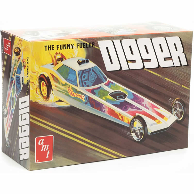 AMT115412 Digger Dragster 1/25 Scale Plastic Model Kit AMT (ONLINE ORDER ONLY)