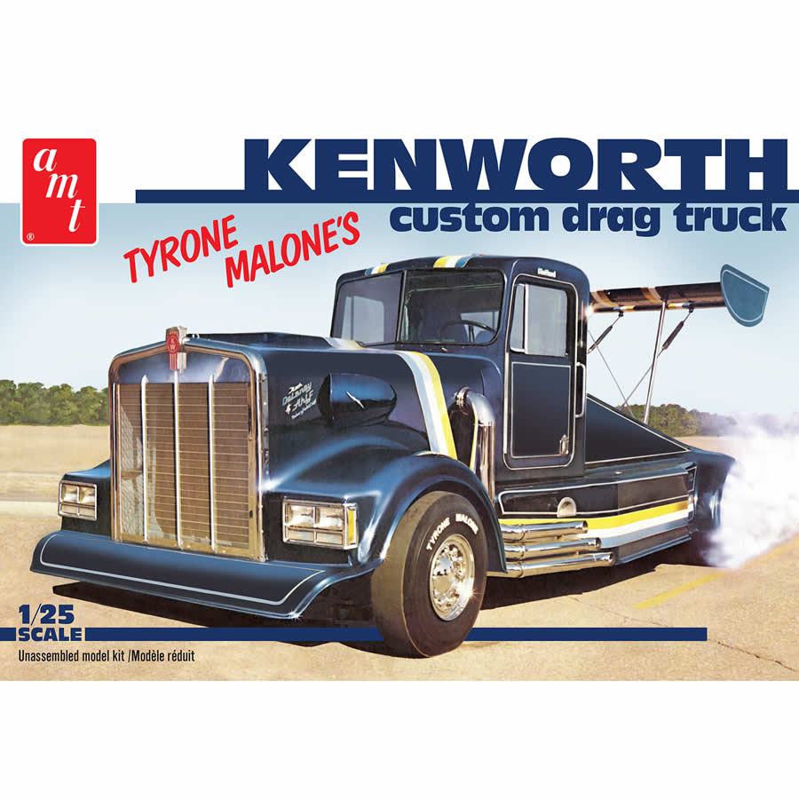 AMT115706 Tyrone Malone Kenworth Drag Truck 1/25 Scale Plastic Model Kit (ONLINE ORDER ONLY)