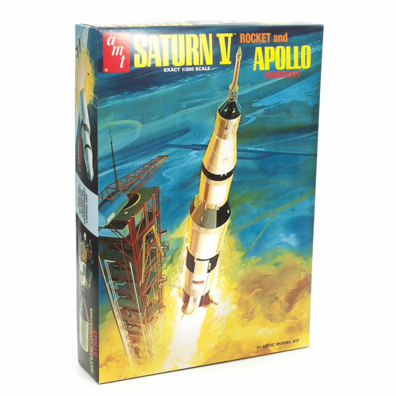 AMT117412 Saturn V and Apollo Spacecraft 1/200 Scale Plastic Model Kit AMT (ONLINE ORDER ONLY)