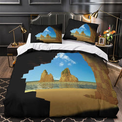A Minecraft Movie Bedding Set Quilt Duvet Cover Without Filler (ONLINE ORDER ONLY)
