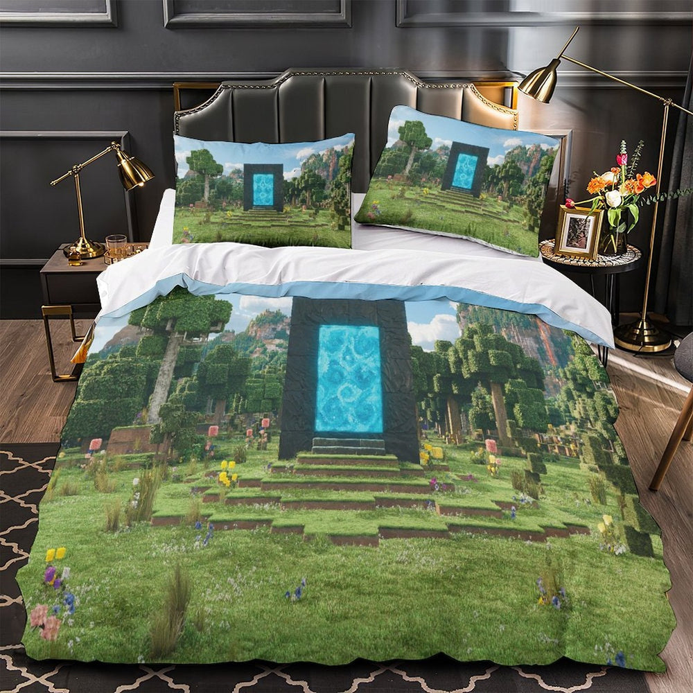 A Minecraft Movie Bedding Set Quilt Duvet Cover Without Filler (ONLINE ORDER ONLY)