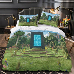 A Minecraft Movie Bedding Set Quilt Duvet Cover Without Filler (ONLINE ORDER ONLY)