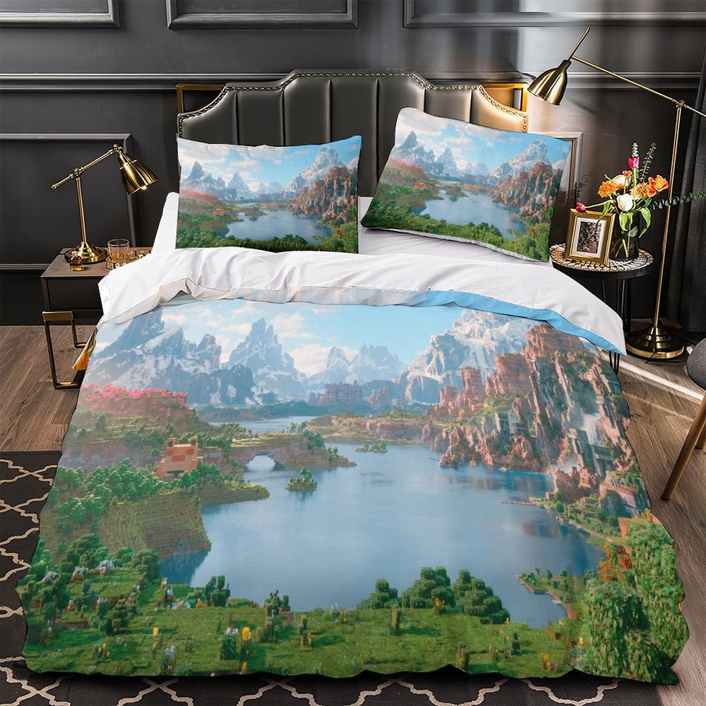 A Minecraft Movie Bedding Set Quilt Duvet Cover Without Filler (ONLINE ORDER ONLY)
