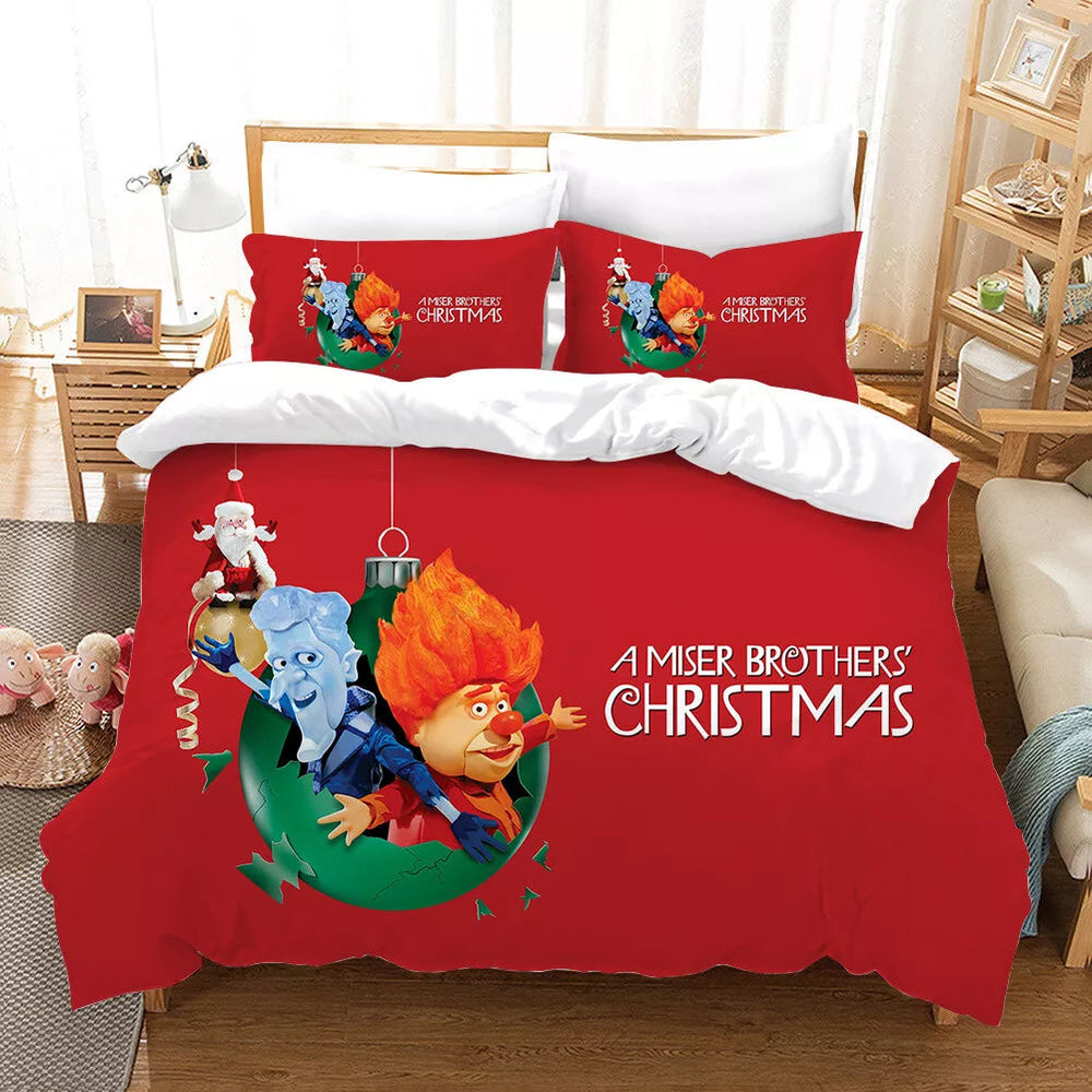A Miser Brothers Christmas Bedding Set Quilt Cover Without Filler (Online Order Only)