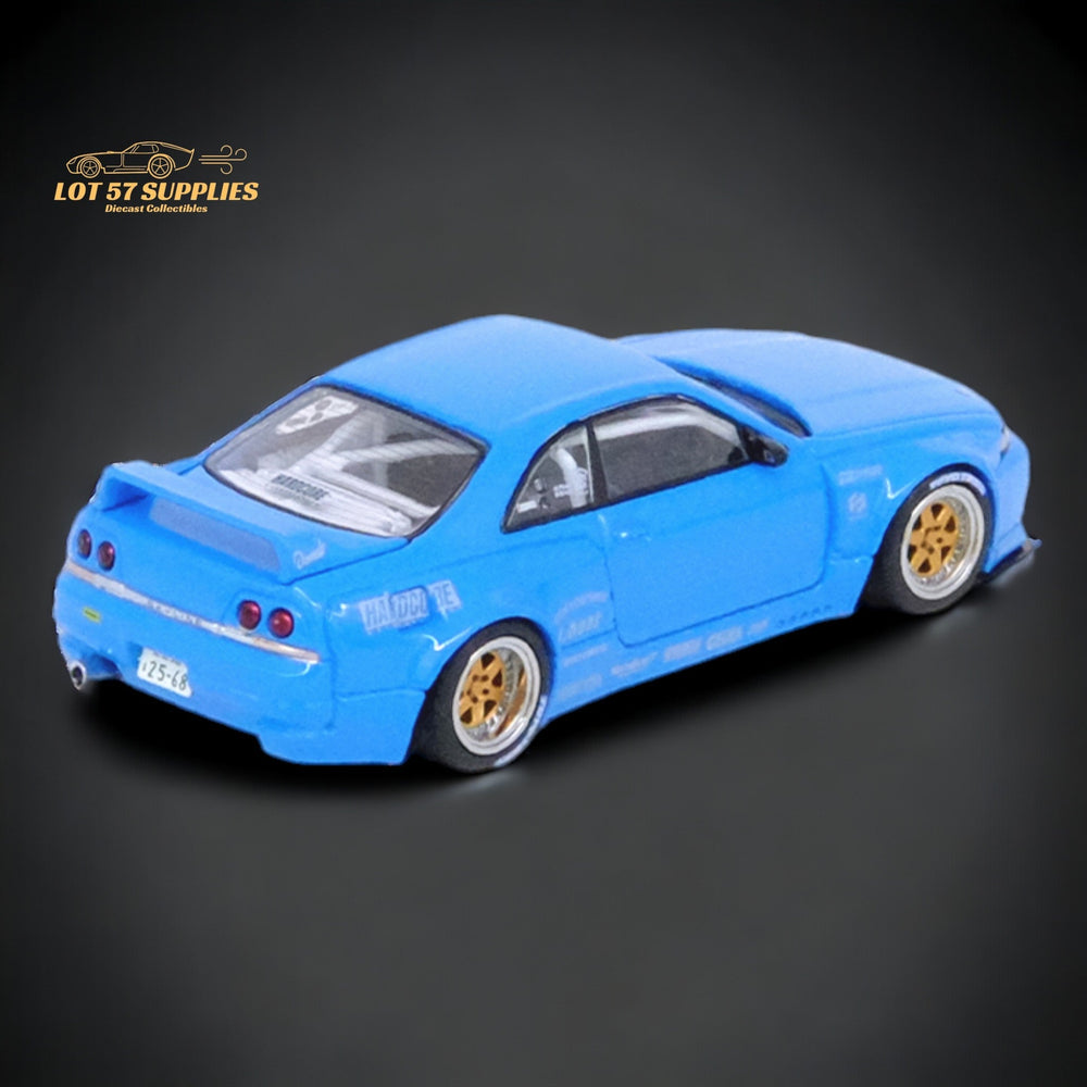 Inno64 Nissan Skyline GT-R R33 "Pandem / Rocket Bunny" Widebody in Blue 1:64 IN64-R33P-BLU (ONLINE ORDER ONLY)