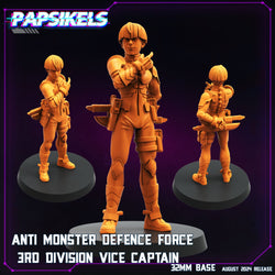 3D Printed Papsikels August 2024 Cyberpunk Anti Monster Defence Force Set 28mm 32mm (Online Only)