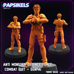 3D Printed Papsikels August 2024 Cyberpunk Anti Monster Defence Force Set 28mm 32mm (Online Only)