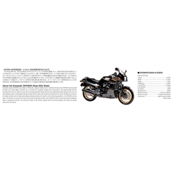 Aoshima: 1/12 Kawasaki GPz900R Ninja '02 Model (Kawasaki) Scale Model Kit #5 (ONLINE ORDER ONLY)