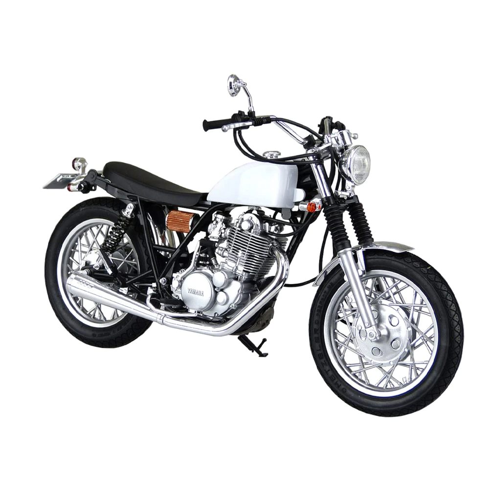 Aoshima: 1/12 Yamaha SR400S With Custom Parts Scale Model Kit #11 (ONLINE ORDER ONLY)