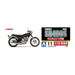 Aoshima: 1/12 Yamaha SR400S With Custom Parts Scale Model Kit #11 (ONLINE ORDER ONLY)