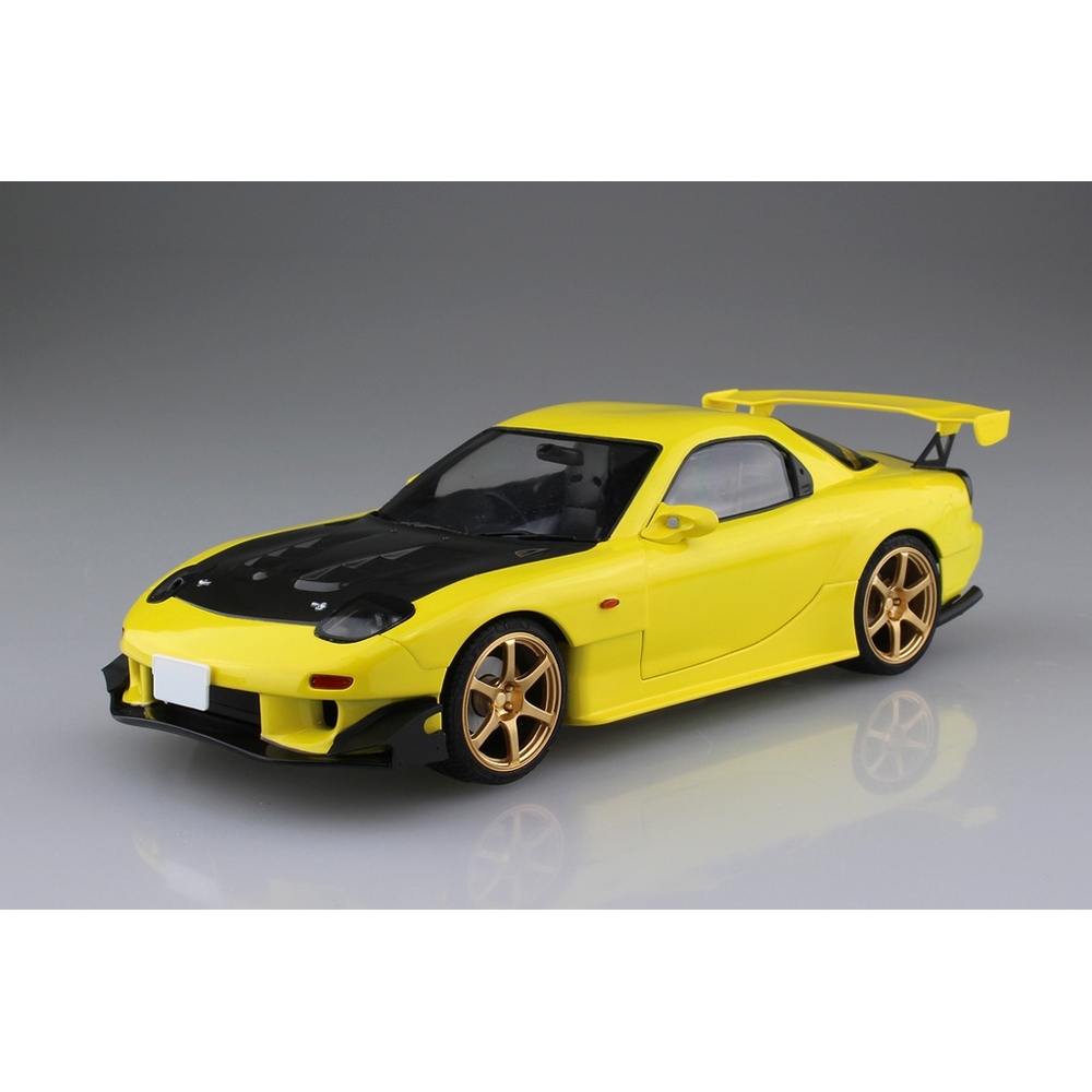 Aoshima: 1/24 Initial D - Takahashi Keisuke FD3S RX-7 (Project D Ver.) Scale Model Kit #I-SP03 (ONLINE ORDER ONLY)
