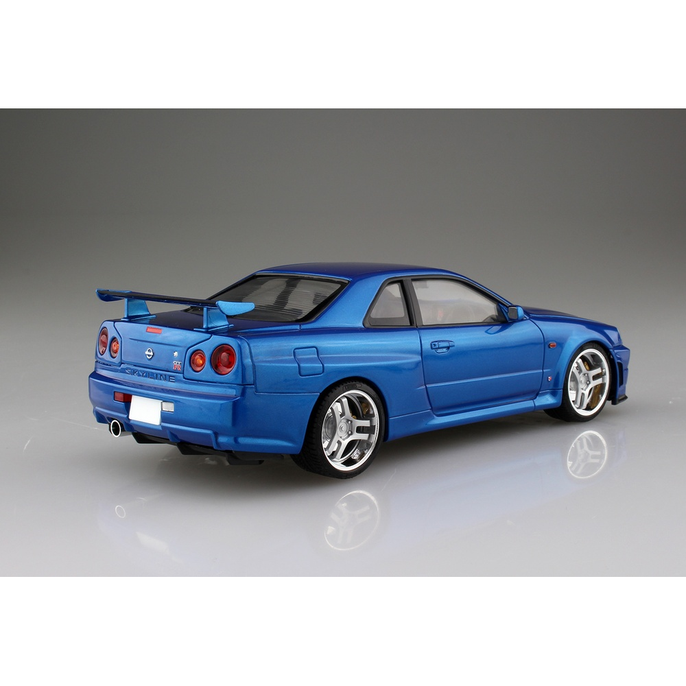 Aoshima: 1/24 Initial D - Hoshino Kozo BNR34 Skyline GT-R Scale Model Kit #9 (ONLINE ORDER ONLY)