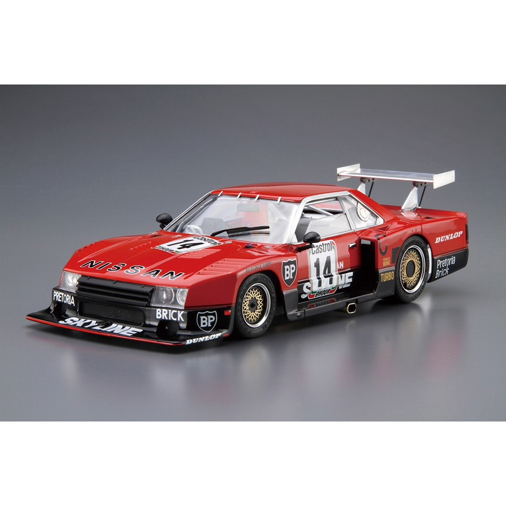 Aoshima: 1/24 NISSAN R30 SKYLINE TURBO GR.5 KYALAMI-9H-ENDURANCE '82 Scale Model Kit #112 (ONLINE ORDER ONLY)