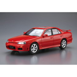 Aoshima: 1/24 NISSAN ER34 SKYLINE 25GT-X TURBO '98 Scale Model Kit #98 (ONLINE ORDER ONLY)