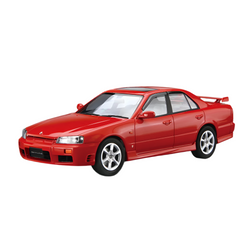 Aoshima: 1/24 NISSAN ER34 SKYLINE 25GT-X TURBO '98 Scale Model Kit #98 (ONLINE ORDER ONLY)