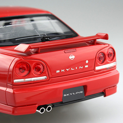 Aoshima: 1/24 NISSAN ER34 SKYLINE 25GT-X TURBO '98 Scale Model Kit #98 (ONLINE ORDER ONLY)