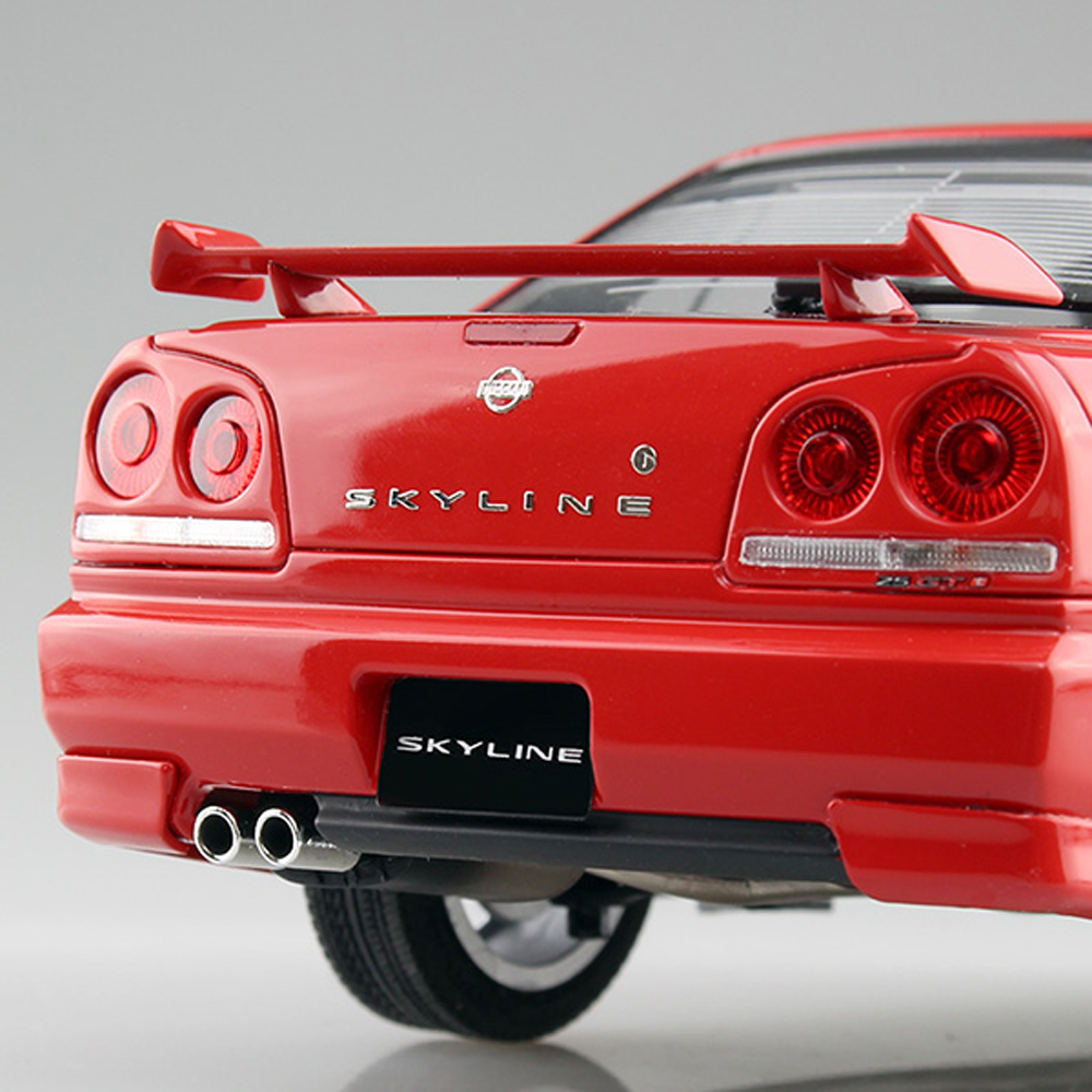Aoshima: 1/24 NISSAN ER34 SKYLINE 25GT-X TURBO '98 Scale Model Kit #98 (ONLINE ORDER ONLY)