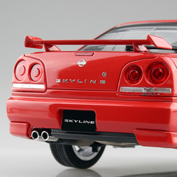Aoshima: 1/24 NISSAN ER34 SKYLINE 25GT-X TURBO '98 Scale Model Kit #98 (ONLINE ORDER ONLY)