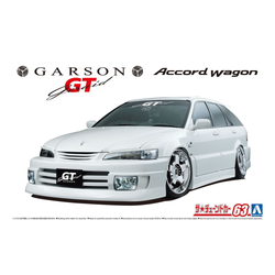 Aoshima: 1/24 Garson Geraid GT CF6 Accord Wagon '97 (Honda) Scale Model Kit #63 (ONLINE ORDER ONLY)