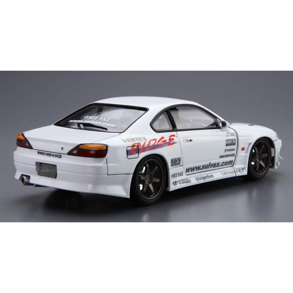 Aoshima: 1/24 VERTEX S15 SILVIA '99 (NISSAN) Scale Model Kit #08 (ONLINE ORDER ONLY)