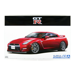 Aoshima: 1/24 Nissan R35 GT-R Pure Edition '14 Scale Model Kit #03 (ONLINE ORDER ONLY)