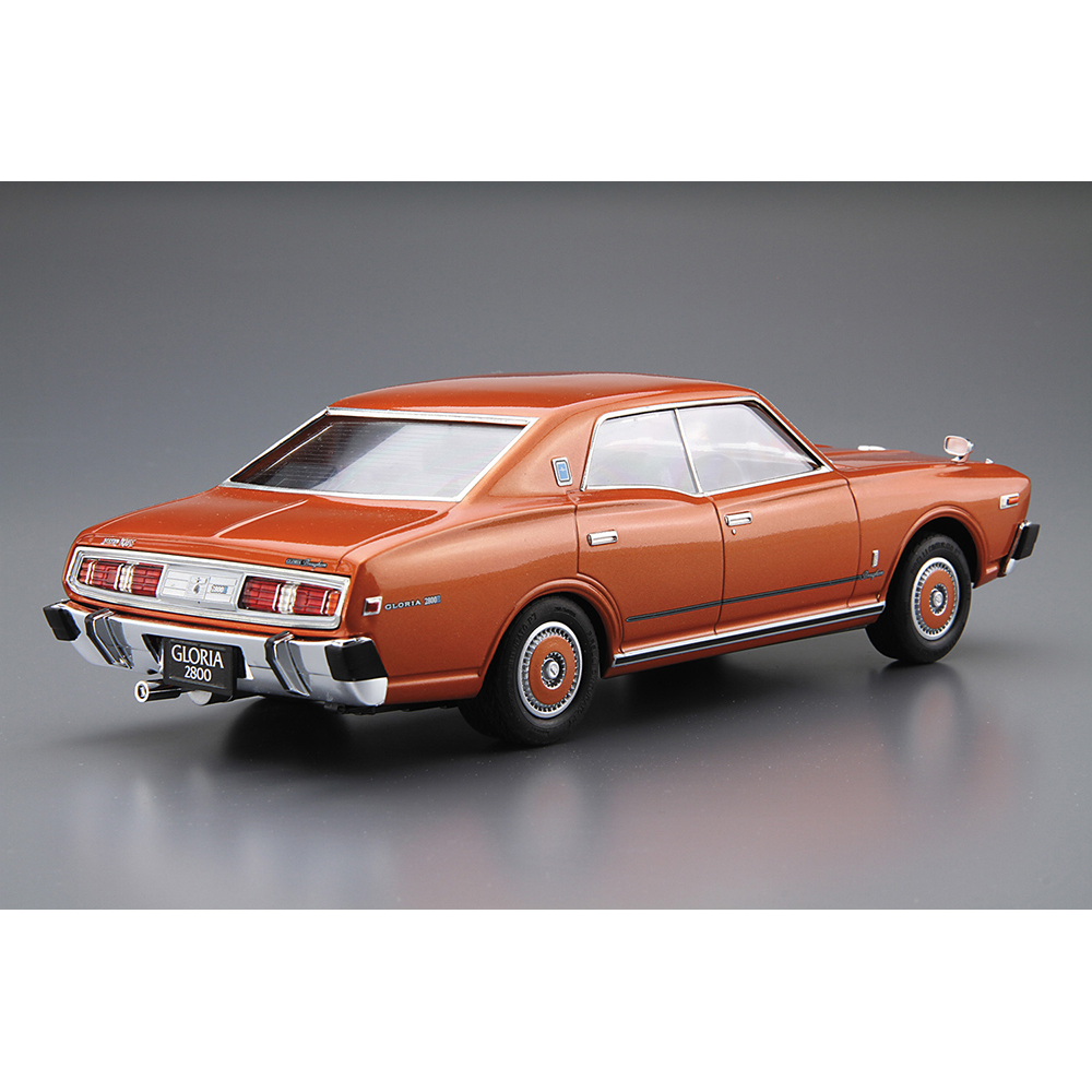 Aoshima: 1/24 Nissan P332 Cedri/Gloria 4HT 280E Brougham '78 Scale Model Kit #53 (ONLINE ORDER ONLY)