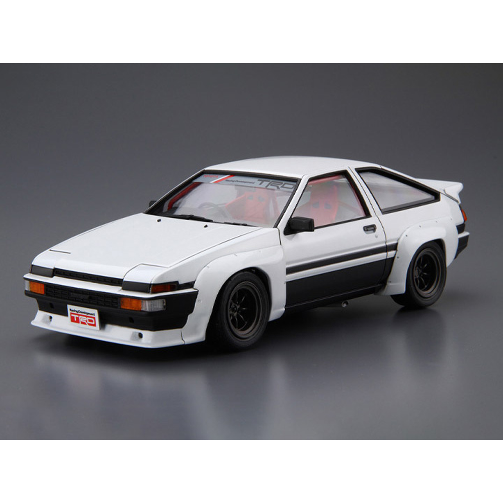 Aoshima: 1/24 TRD AE86TRUENO N2 '85 TOYOTA Scale Model Kit #29 (ONLINE ORDER ONLY)