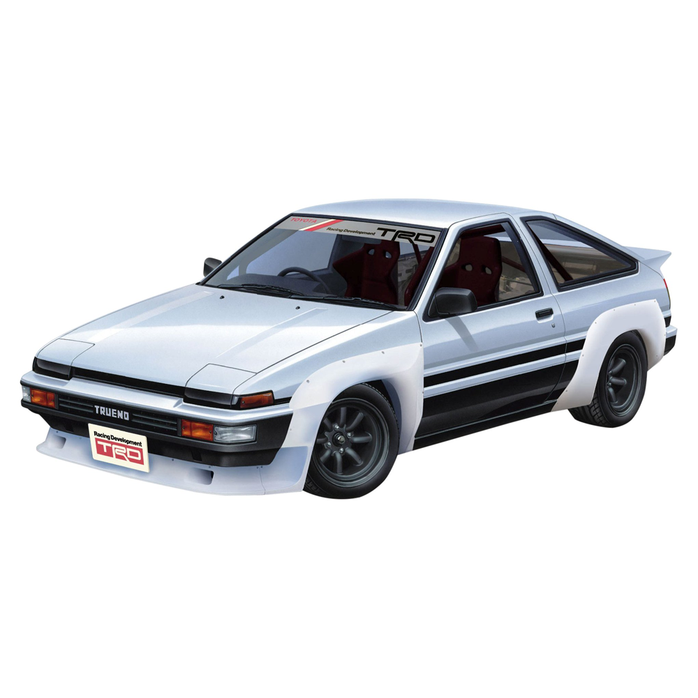 Aoshima: 1/24 TRD AE86TRUENO N2 '85 TOYOTA Scale Model Kit #29 (ONLINE ORDER ONLY)
