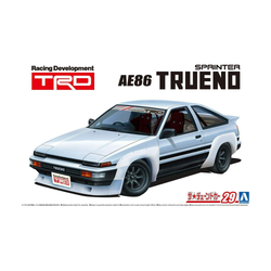 Aoshima: 1/24 TRD AE86TRUENO N2 '85 TOYOTA Scale Model Kit #29 (ONLINE ORDER ONLY)