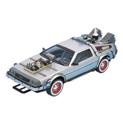 Aoshima: 1/24 Back To The Future Delorean From Part III & Railroad Ver. Scale Model Kit #BT-03 (ONLINE ORDER ONLY)