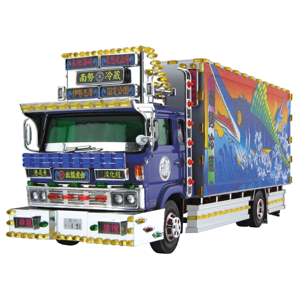 Aoshima: 1/32 Decoration Truck Nansei Reizo (4T Refrigerated) Special Liner Scale Model Kit #53 (ONLINE ORDER ONLY)